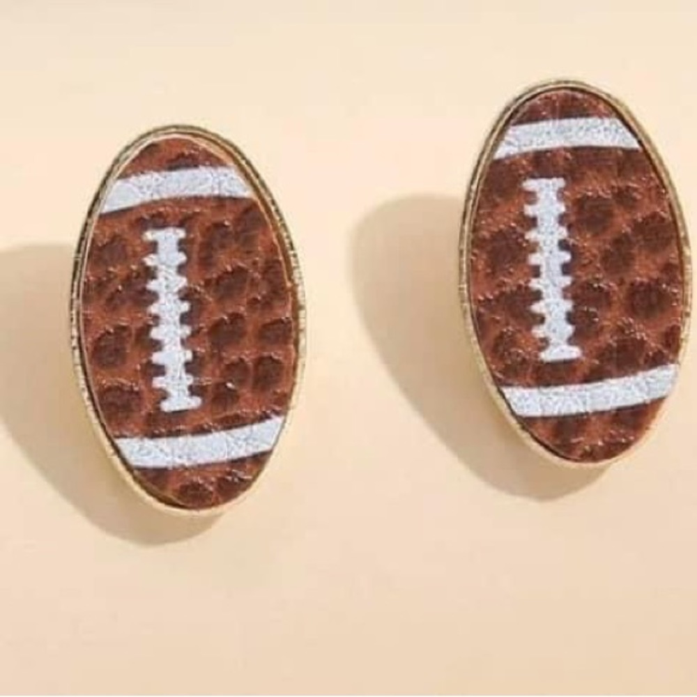Post back football earring
